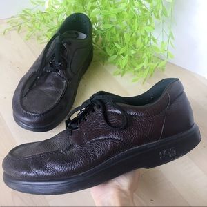 SAS Leather Tripad Bout Time Oxford Moc Toe 11